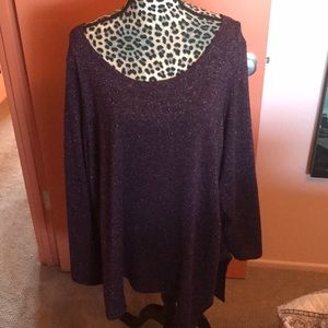 Textured long sleeve top
